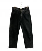 TANAKAタナカ）の古着「DAD JEAN TROUSERS」｜ブラック