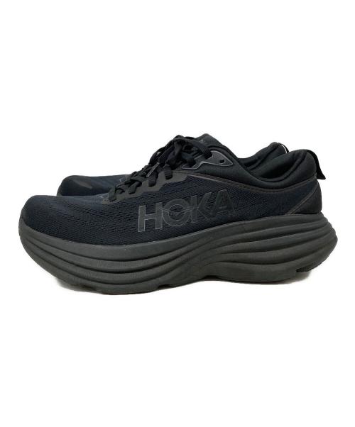 HOKA（ホカ）HOKA (ホカ) BONDI 8 ローカットスニーカー ブラック サイズ:SIZE 27cmの古着・服飾アイテム