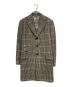 Vivienne Westwood man（ヴィヴィアン ウェストウッド マン）の古着「千鳥柄チェスターコート」｜ベージュ×ブラック