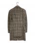 Vivienne Westwood man (ヴィヴィアン ウェストウッド マン) 千鳥柄チェスターコート ベージュ×ブラック サイズ:SIZE 44：20000円