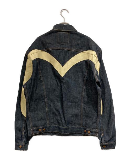 EVISU（エヴィス）EVISU (エヴィス) No.2 1557 デニムジャケット インディゴ サイズ:SIZE 44の古着・服飾アイテム