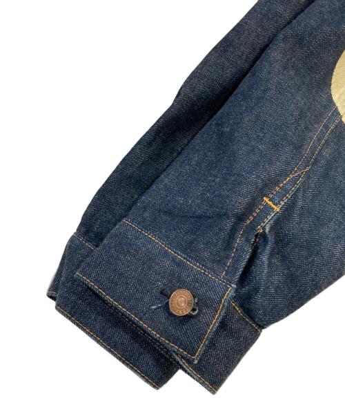 EVISU（エヴィス）EVISU (エヴィス) No.2 1557 デニムジャケット インディゴ サイズ:SIZE 44の古着・服飾アイテム