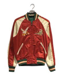 POLO RALPH LAUREN（ポロ・ラルフローレン）の古着「リバーシブルスカジャン」｜グリーン