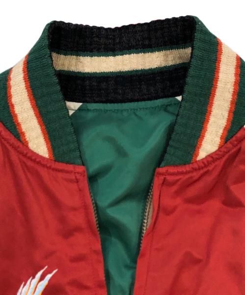 POLO RALPH LAUREN（ポロ・ラルフローレン）POLO RALPH LAUREN (ポロ・ラルフローレン) リバーシブルスカジャン グリーン サイズ:SIZE Sの古着・服飾アイテム