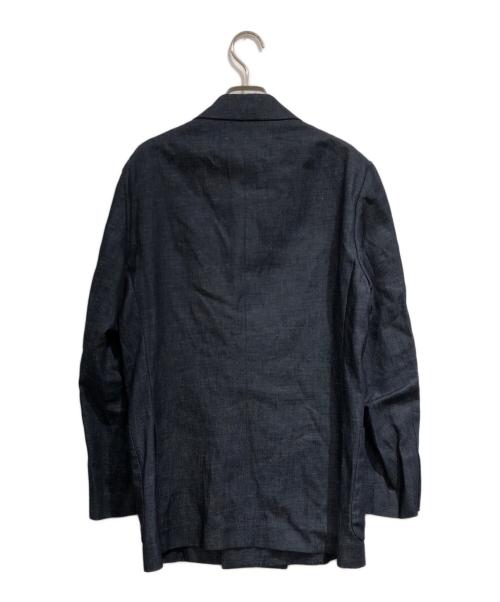 Pilgrim（ピルグリム）PILGRIM (ピルグリム) コットンリネンデニム ダブルブレステッド6Bジャケット ネイビー サイズ:SIZE 46の古着・服飾アイテム