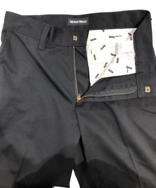 GOD SELECTION XXX（ゴッド セレクション トリプルエックス）GOD SELECTION XXX (ゴッド セレクション トリプルエックス) CHINO PANTS ブラック サイズ:SIZES 未使用品の古着・服飾アイテム
