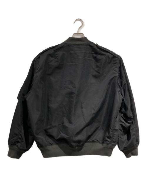 REMI RELIEF（レミレリーフ）REMI RELIEF (レミレリーフ) MA-1ジャケット ブラック サイズ:SIZE Lの古着・服飾アイテム