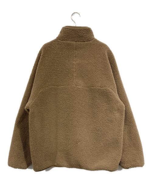 DANTON（ダントン）DANTON (ダントン) INSULATION STAND COLLAR BOA JACKET ベージュ サイズ:SIZE Lの古着・服飾アイテム
