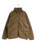 DANTON（ダントン）の古着「INSULATION STAND COLLAR BOA JACKET」｜ベージュ