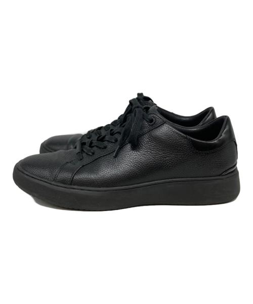 DEVICE1（デバイスワン）DEVICE1 (デバイスワン) AOUREレザーローカットスニーカー ブラック サイズ:SIZE 28.5cmの古着・服飾アイテム