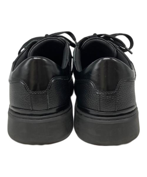 DEVICE1（デバイスワン）DEVICE1 (デバイスワン) AOUREレザーローカットスニーカー ブラック サイズ:SIZE 28.5cmの古着・服飾アイテム