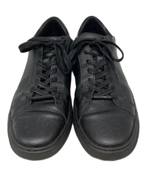 DEVICE1（デバイスワン）DEVICE1 (デバイスワン) AOUREレザーローカットスニーカー ブラック サイズ:SIZE 28.5cmの古着・服飾アイテム