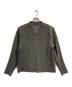 HOMME PLISSE ISSEY MIYAKE（オム プリッセ イッセイ ミヤケ）の古着「プリーツジップアップジャケット」｜グレー