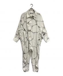 ISSEY MIYAKE（イッセイミヤケ）の古着「総柄オールインワン」｜グレー