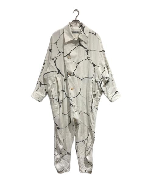 ISSEY MIYAKE（イッセイミヤケ）ISSEY MIYAKE (イッセイミヤケ) 総柄オールインワン グレー サイズ:SIZE 2の古着・服飾アイテム