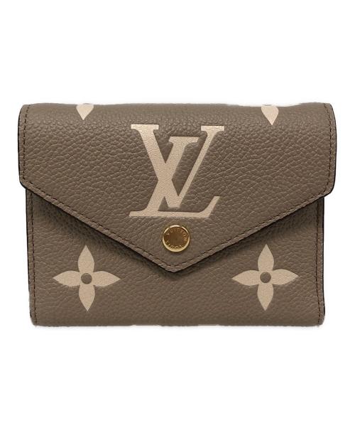 LOUIS VUITTON（ルイ ヴィトン）LOUIS VUITTON (ルイ ヴィトン) ポルトフォイユ・ヴィクトリーヌ ベージュの古着・服飾アイテム