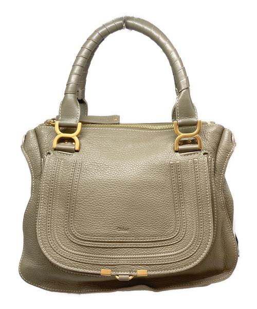 Chloe（クロエ）Chloe (クロエ) Marcie レザートートバッグ グリーンの古着・服飾アイテム