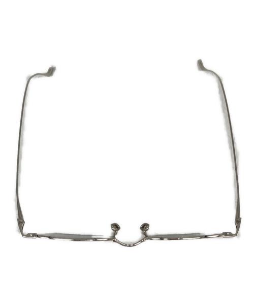 金子眼鏡（カネコガンキョウ）金子眼鏡 (カネコガンキョウ) スクエア眼鏡 シルバーカラー サイズ:SIZE 51 19の古着・服飾アイテム