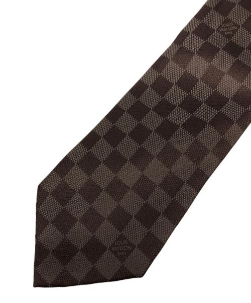 LOUIS VUITTON（ルイ ヴィトン）LOUIS VUITTON (ルイ ヴィトン) ダミエネクタイ ブラウン サイズ:-の古着・服飾アイテム