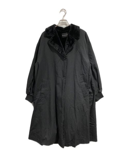 mizuiro-ind（ミズイロインド）mizuiro-ind (ミズイロインド) バックファーコート ブラック サイズ:-の古着・服飾アイテム