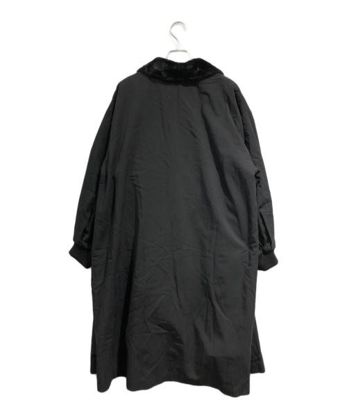 mizuiro-ind（ミズイロインド）mizuiro-ind (ミズイロインド) バックファーコート ブラック サイズ:-の古着・服飾アイテム