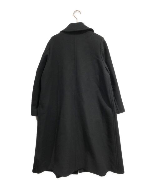 IENA（イエナ）IENA (イエナ) メルトンW前 Aラインコート ブラック サイズ:-の古着・服飾アイテム