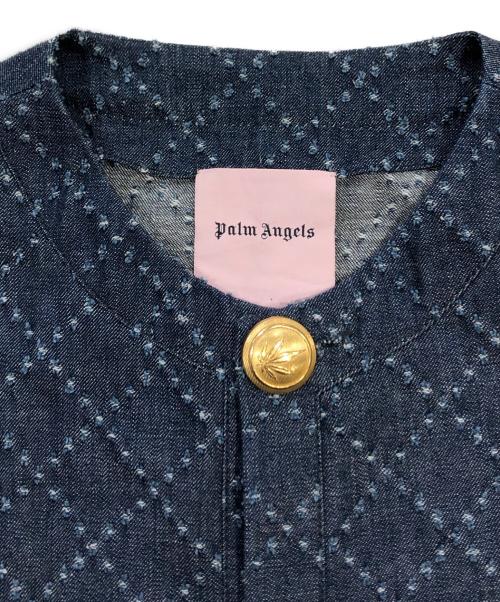 Palm Angels（パーム エンジェルス）Palm Angels (パーム エンジェルス) JACQUARD DENIM JACKET インディゴ サイズ:SIZE 48の古着・服飾アイテム