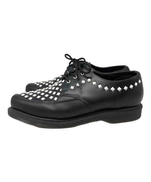 Dr.Martens（ドクターマーチン）Dr.Martens (ドクターマーチン) スタッズ3ホールシューズ ブラック サイズ:SIZE 41の古着・服飾アイテム