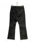 MASU (エムエーエスユー) FLOCKY WEB FLARE PANTS ブラック サイズ:SIZE 46：18000円