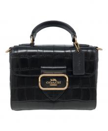 COACH（コーチ）の古着「MORGAN TOP HANDLE」｜ブラック