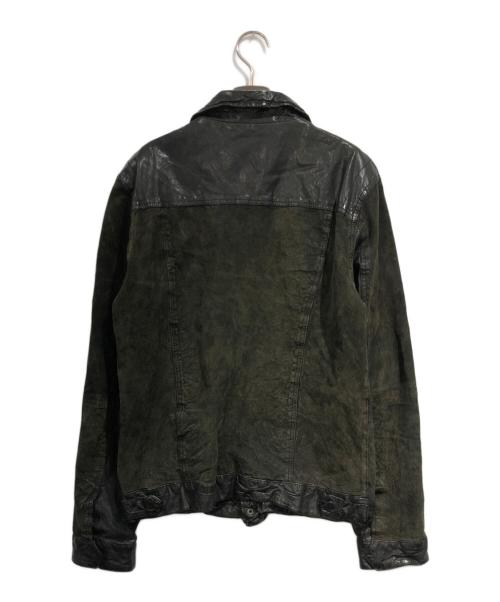 LUVA TRAM（ルーバトラム）LUVA TRAM (ルーバトラム) レザージャケット ブラック サイズ:SIZE Lの古着・服飾アイテム