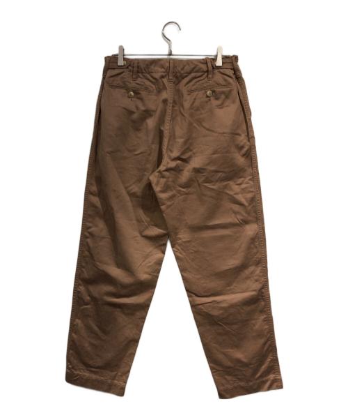 AURALEE（オーラリー）AURALEE (オーラリー) WASHED FINX BUGGY SATIN WIDE PANTS ブラウン サイズ:SIZE 4の古着・服飾アイテム