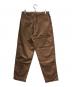 AURALEE (オーラリー) WASHED FINX BUGGY SATIN WIDE PANTS ブラウン サイズ:SIZE 4：15000円