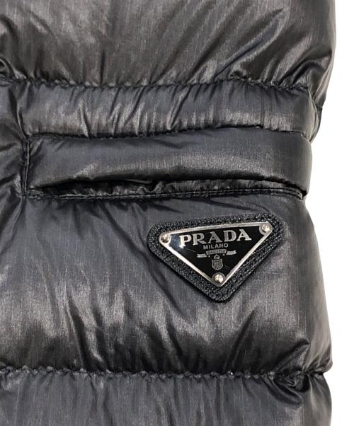 PRADA（プラダ）PRADA (プラダ) 袖プレートダウンジャケット ブラック サイズ:SIZE 54の古着・服飾アイテム