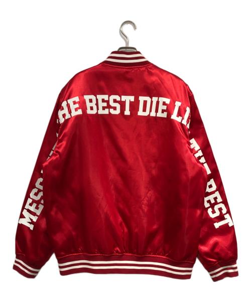NEIGHBORHOOD（ネイバーフッド）NEIGHBORHOOD (ネイバーフッド) スタジャン レッド サイズ:SIZE XLの古着・服飾アイテム