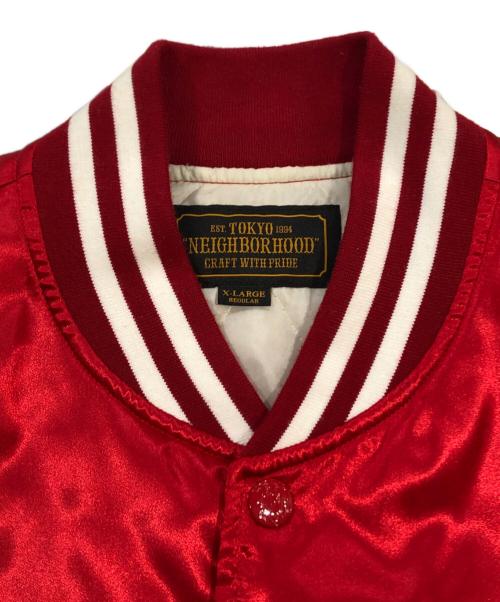 NEIGHBORHOOD（ネイバーフッド）NEIGHBORHOOD (ネイバーフッド) スタジャン レッド サイズ:SIZE XLの古着・服飾アイテム