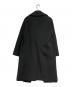 MaxMara (マックスマーラ) ウール×カシミヤラップコート ブラック サイズ:SIZE 38：25000円
