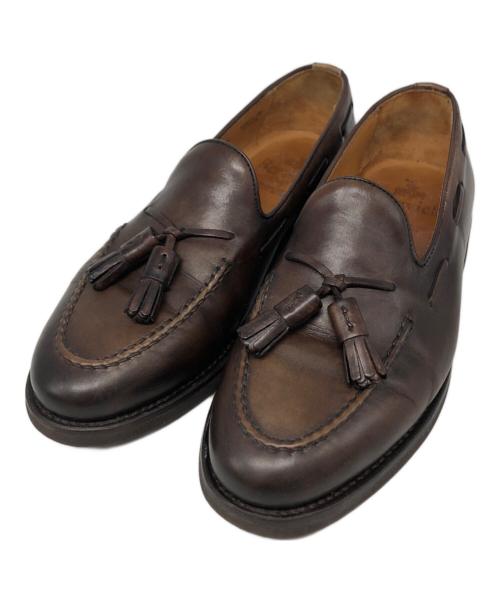 berwick（バーウィック）berwick (バーウィック) タッセルローファー ブラウン サイズ:SIZE 4 1/2の古着・服飾アイテム