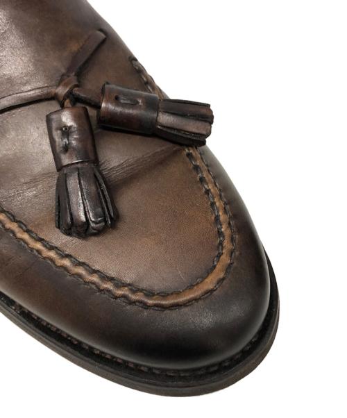 berwick（バーウィック）berwick (バーウィック) タッセルローファー ブラウン サイズ:SIZE 4 1/2の古着・服飾アイテム