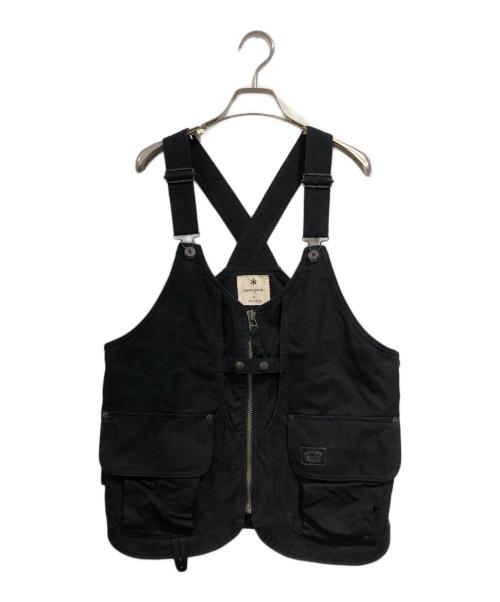 Snow peak（スノーピーク）snow peak (スノーピーク) TAKIBI Canvas Vest ブラック サイズ:SIZE Mの古着・服飾アイテム