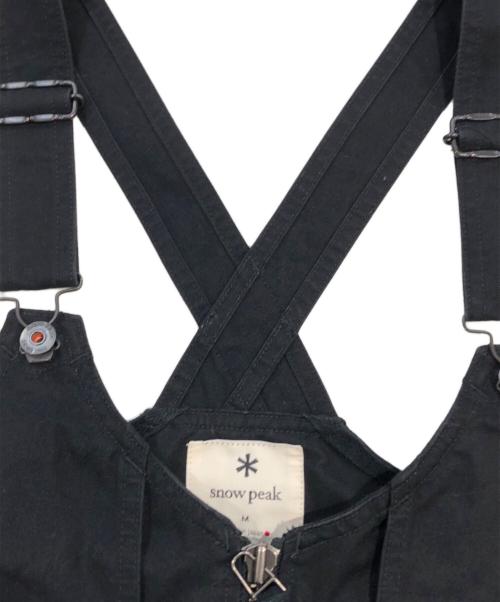 Snow peak（スノーピーク）snow peak (スノーピーク) TAKIBI Canvas Vest ブラック サイズ:SIZE Mの古着・服飾アイテム