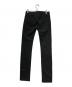 DIOR HOMME (ディオール オム) ストレッチスキニーデニムパンツ ブラック サイズ:SIZE 27：70000円