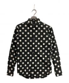 COMME des GARCONS HOMME PLUS（コムデギャルソンオムプリュス）の古着「ドット柄シャツ」｜ブラック