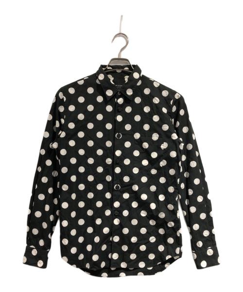 COMME des GARCONS HOMME PLUS（コムデギャルソンオムプリュス）COMME des GARCONS HOMME PLUS (コムデギャルソンオムプリュス) ドット柄シャツ ブラック サイズ:SIZE Sの古着・服飾アイテム