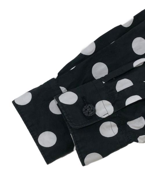 COMME des GARCONS HOMME PLUS（コムデギャルソンオムプリュス）COMME des GARCONS HOMME PLUS (コムデギャルソンオムプリュス) ドット柄シャツ ブラック サイズ:SIZE Sの古着・服飾アイテム