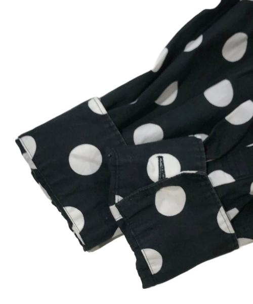 COMME des GARCONS HOMME PLUS（コムデギャルソンオムプリュス）COMME des GARCONS HOMME PLUS (コムデギャルソンオムプリュス) ドット柄シャツ ブラック サイズ:SIZE Sの古着・服飾アイテム