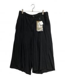 Yohji Yamamoto pour homme（ヨウジヤマモト プールオム）の古着「COTTON LINEN VOILE PANTS」｜ブラック