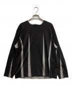 ISSEY MIYAKE MENイッセイミヤケメン）の古着「長袖カットソー」｜ブラック