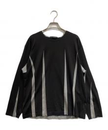 ISSEY MIYAKE MEN（イッセイミヤケメン）の古着「長袖カットソー」｜ブラック