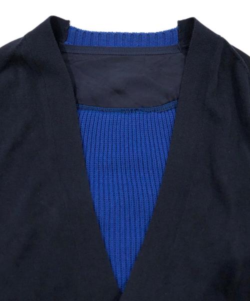 sacai（サカイ）sacai (サカイ) ニットカーディガン ブラック サイズ:SIZE 1の古着・服飾アイテム